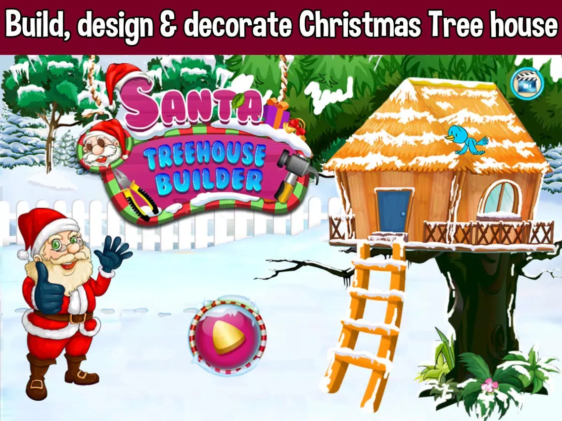 تصاویر Santa's Christmas Treehouse Builder iPad 