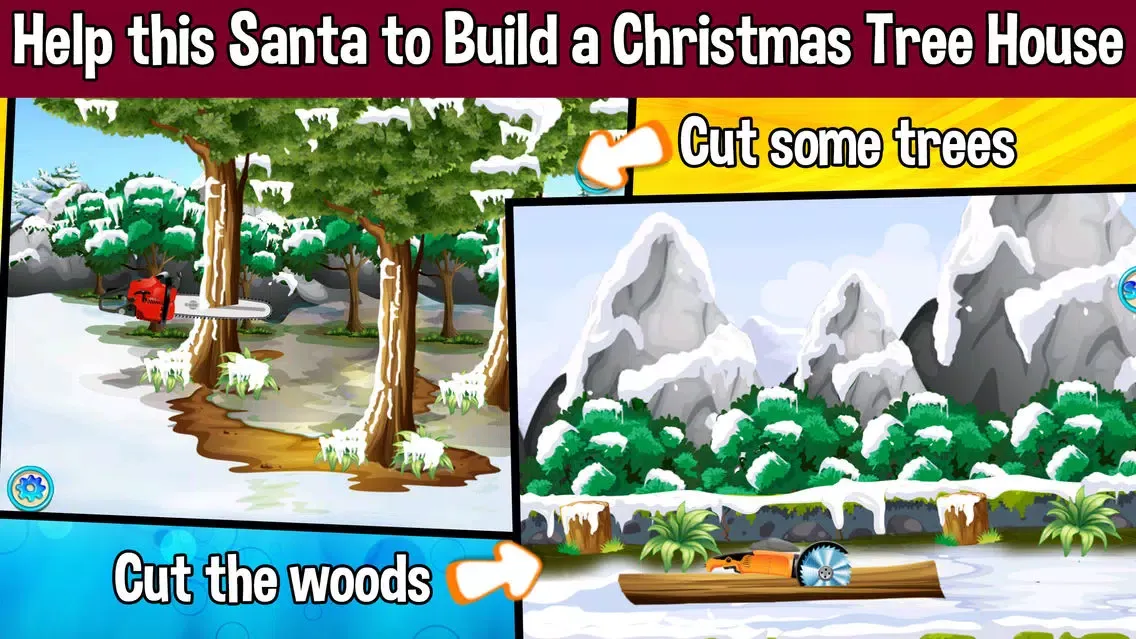 تصاویر Santa's Christmas Treehouse Builder