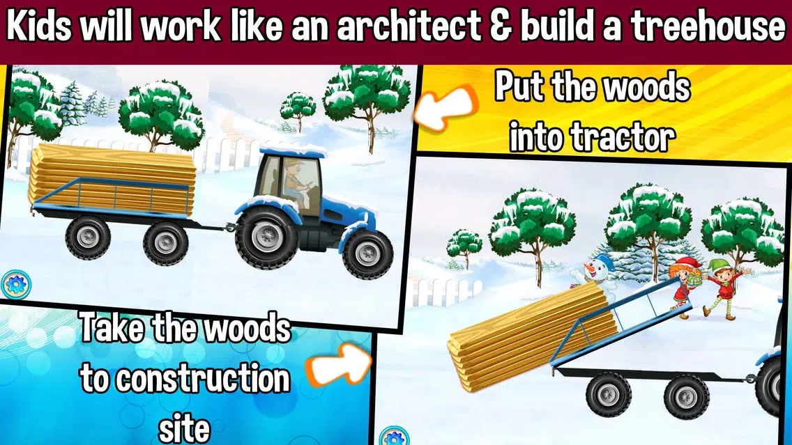 تصاویر Santa's Christmas Treehouse Builder