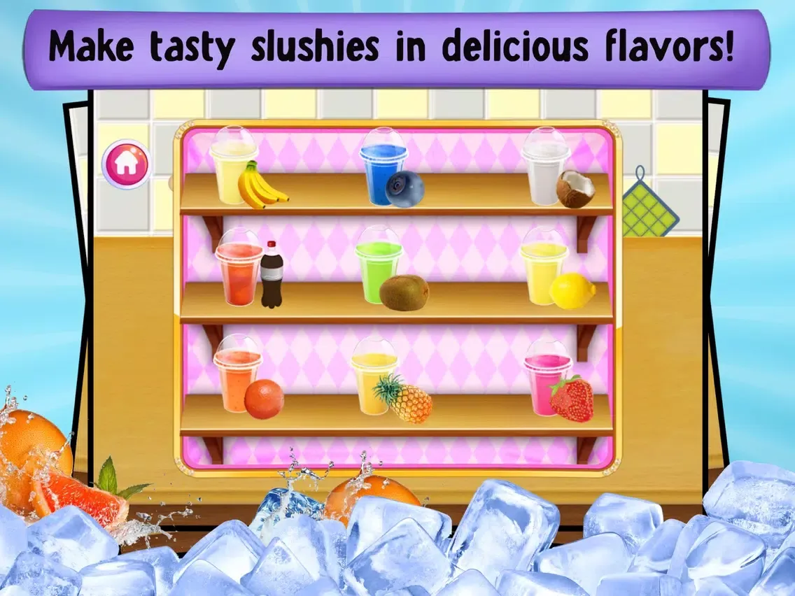 Icy Frozen Slushie Maker - Food Games! iPad  Screenshots