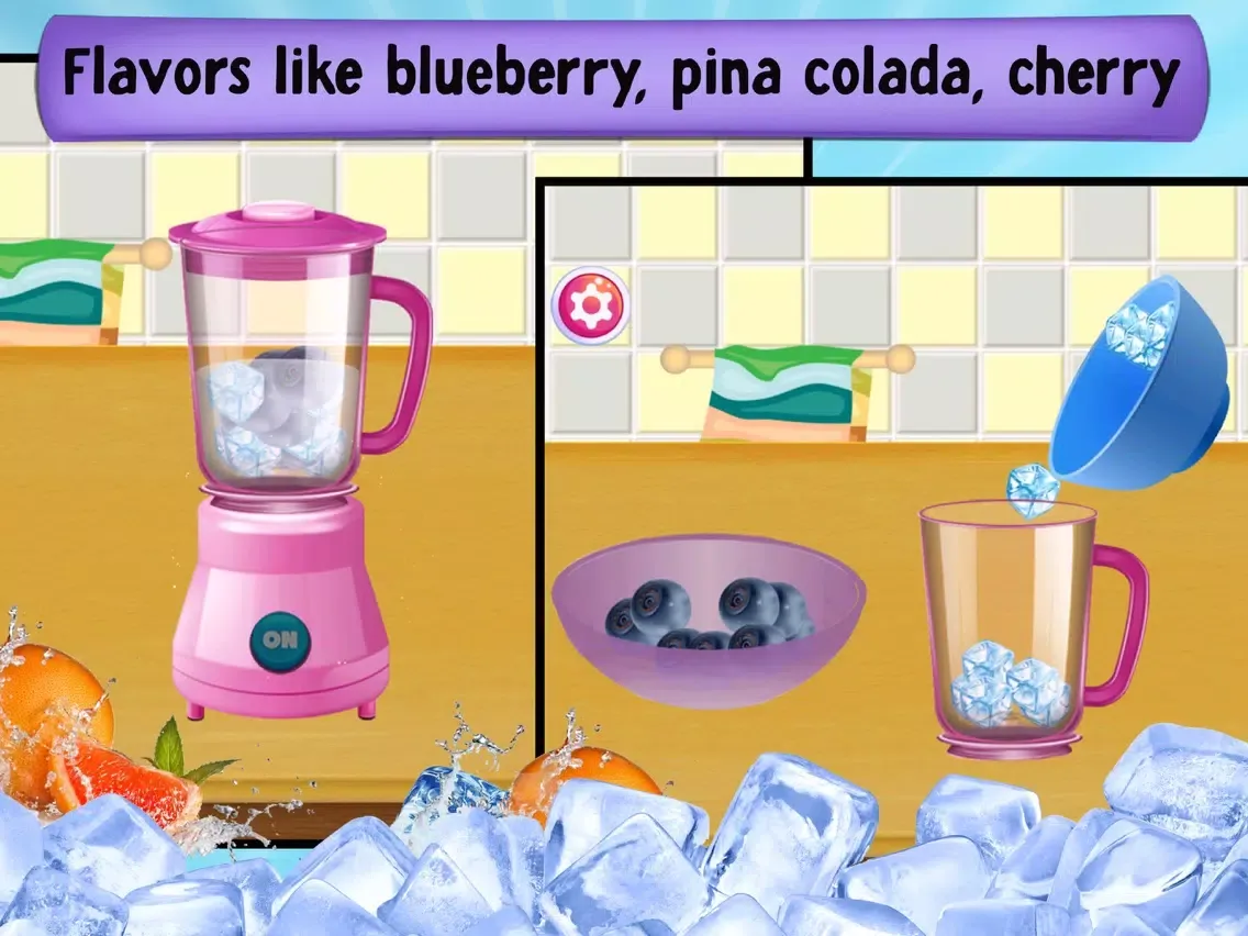 Icy Frozen Slushie Maker - Food Games! iPad  Screenshots