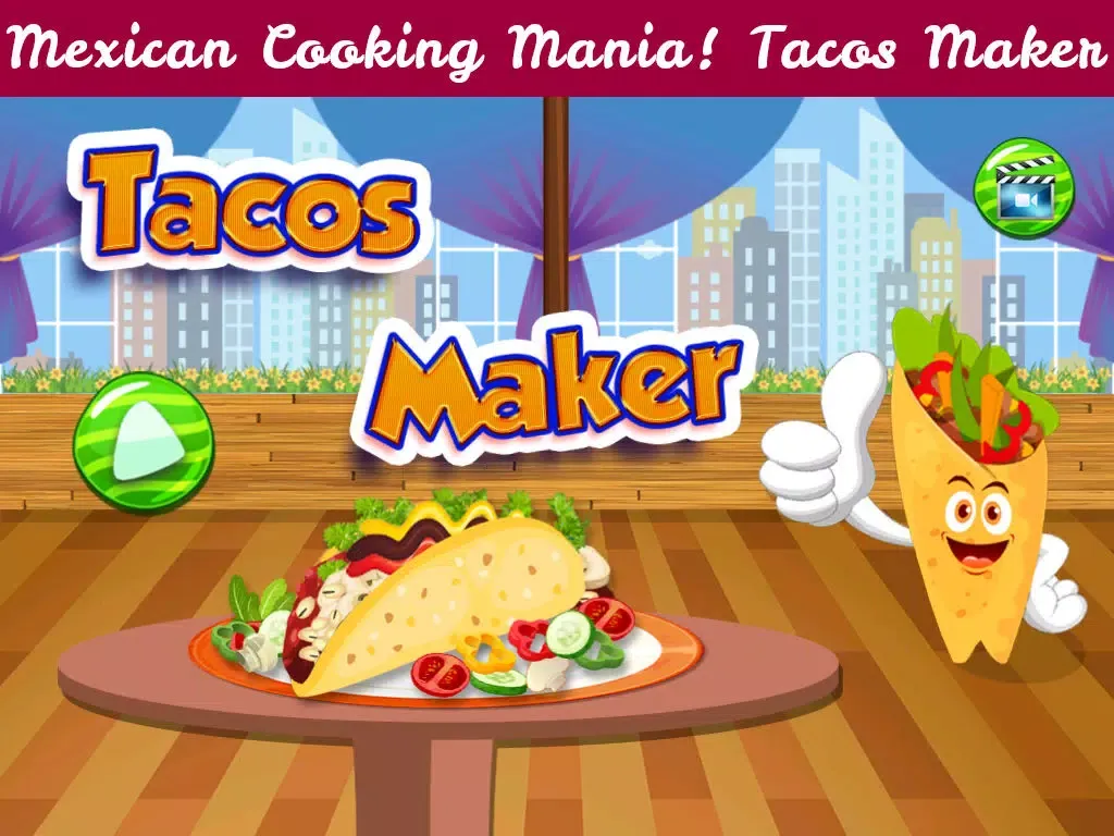 ภาพหน้าจอของ Mexican Cooking Mania - Tacos Maker Kids Food Games iPad 