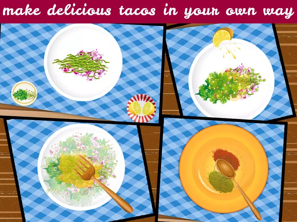 ภาพหน้าจอของ Mexican Cooking Mania - Tacos Maker Kids Food Games iPad 