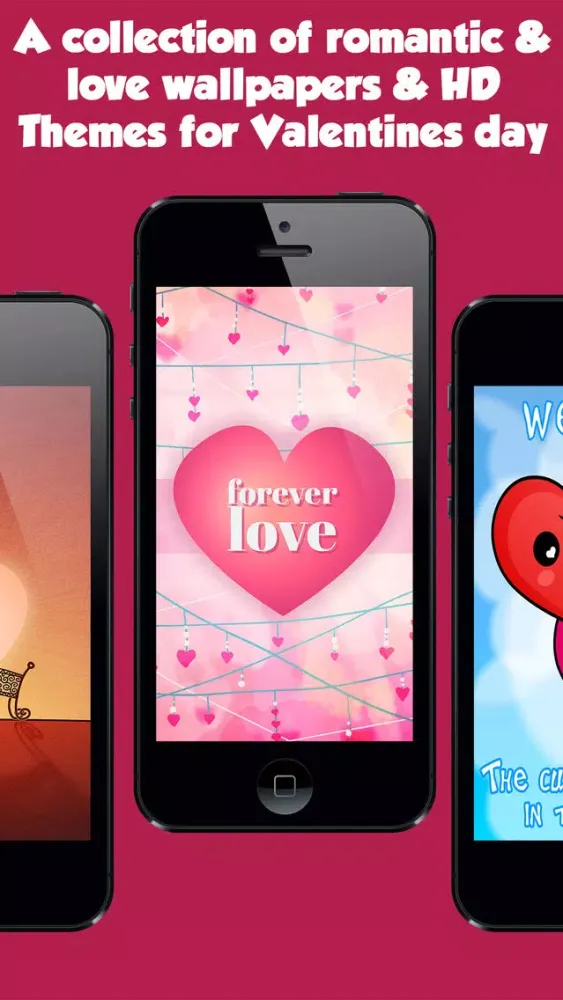 Valentine's Day Love Backgrounds & Wallpapers HD スクリーンショット