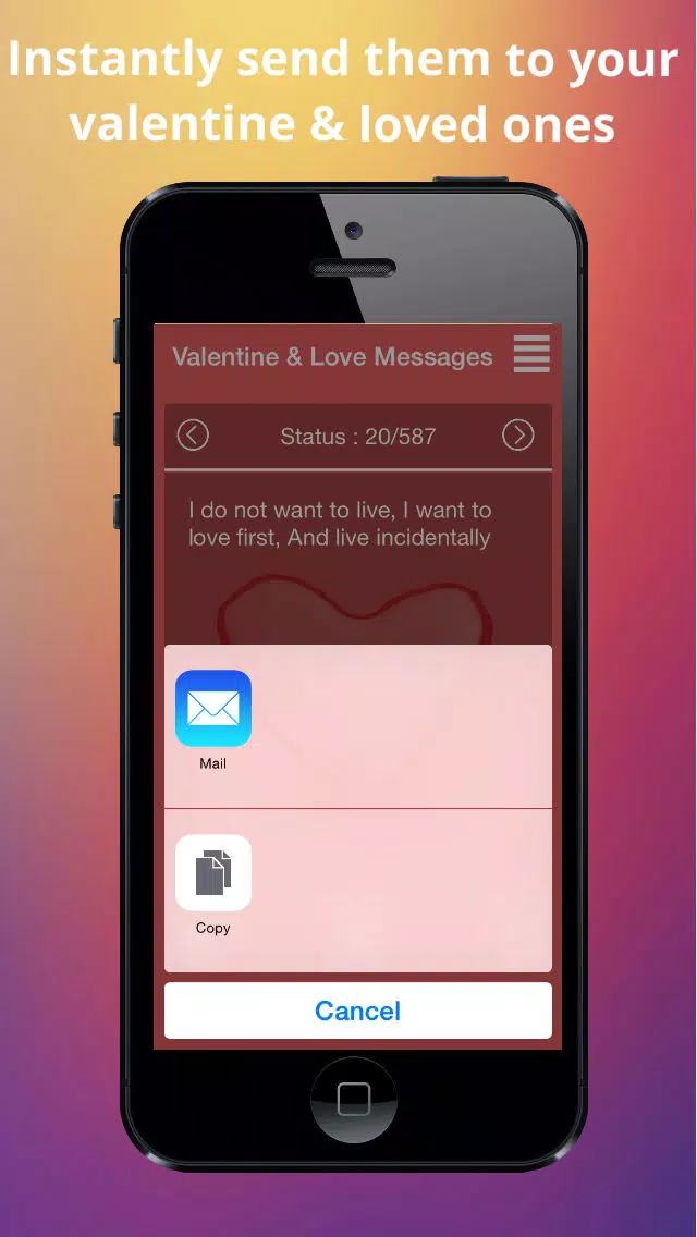 Screenshot di Free Valentines Day Messages & Love Quotes