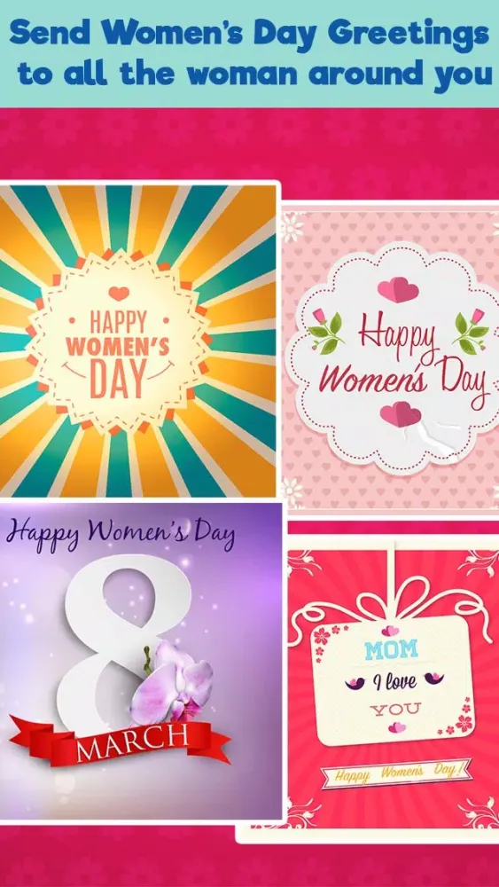 Women's Day Cards & Greetings Screenshots