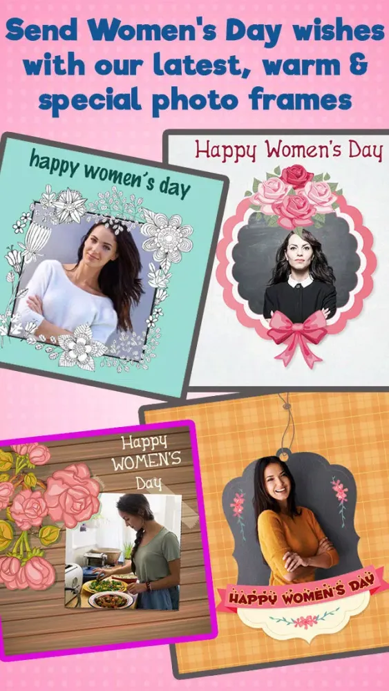Women's Day Frames Photo Editor Screenshots