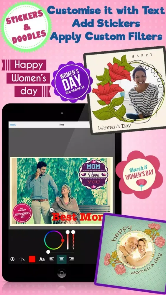 Women's Day Frames Photo Editor Screenshots