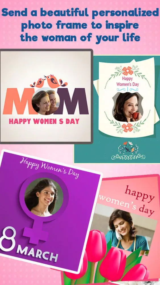 Women's Day Frames Photo Editor Screenshots