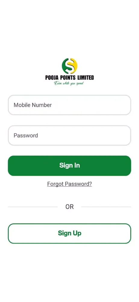 Скриншоты Pooja Loyalty Points