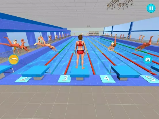 تصاویر Swimming Pool Water Flip Race iPad 