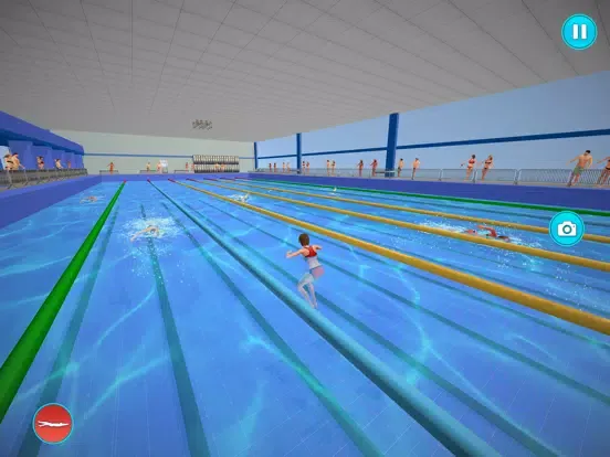 تصاویر Swimming Pool Water Flip Race iPad 