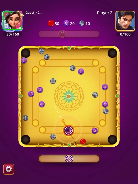 Tangkapan skrin Carrom Pool Game - 2 Player iPad 