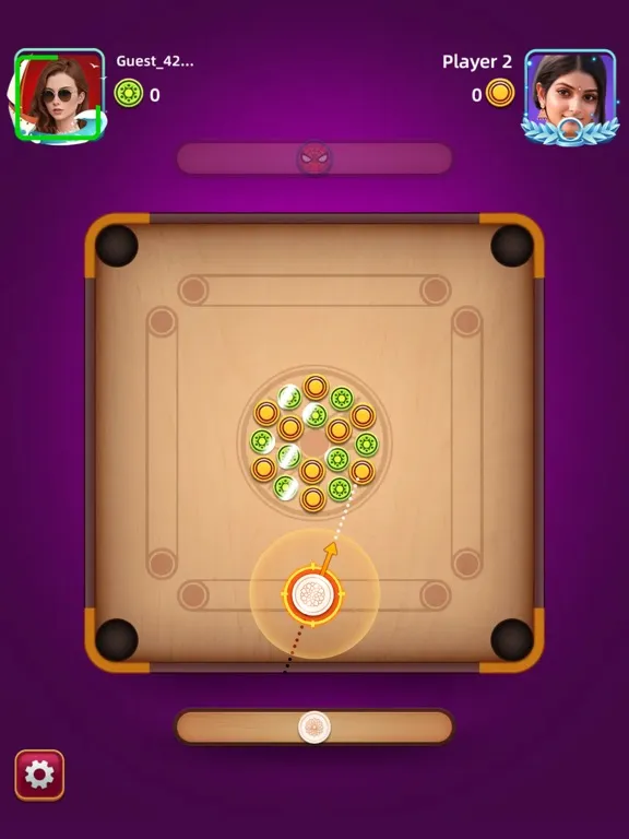 Tangkapan skrin Carrom Pool Game - 2 Player iPad 