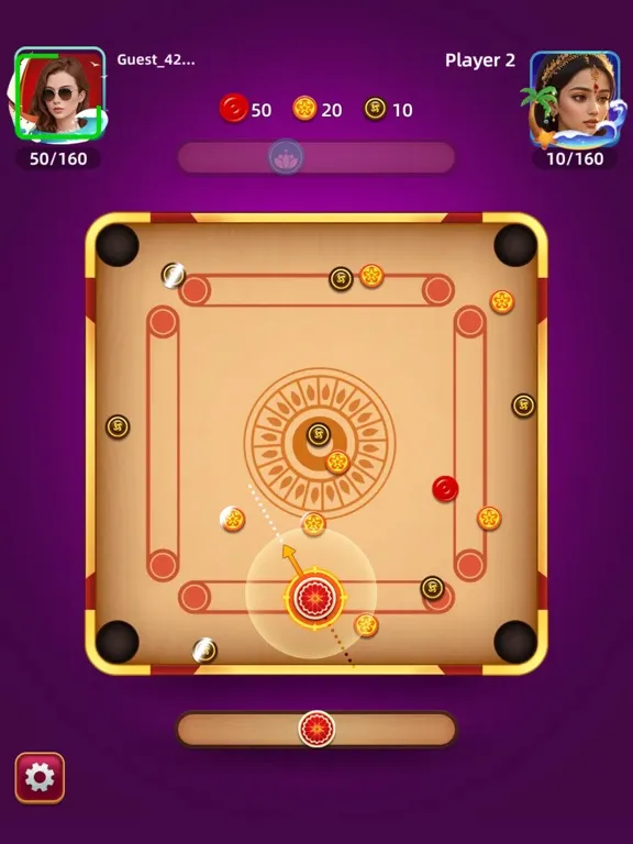 Tangkapan skrin Carrom Pool Game - 2 Player iPad 
