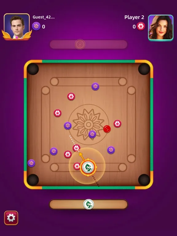 Tangkapan skrin Carrom Pool Game - 2 Player iPad 