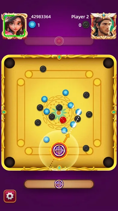 Tangkapan skrin Carrom Pool Game - 2 Player