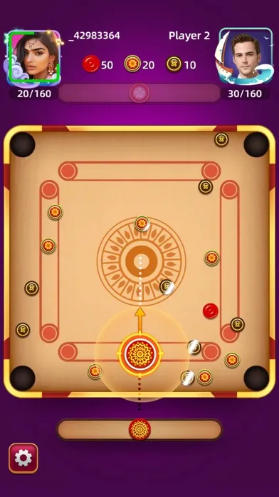 Tangkapan skrin Carrom Pool Game - 2 Player