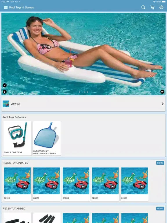 Captures d'écran de Pool and Spa Toys iPad 