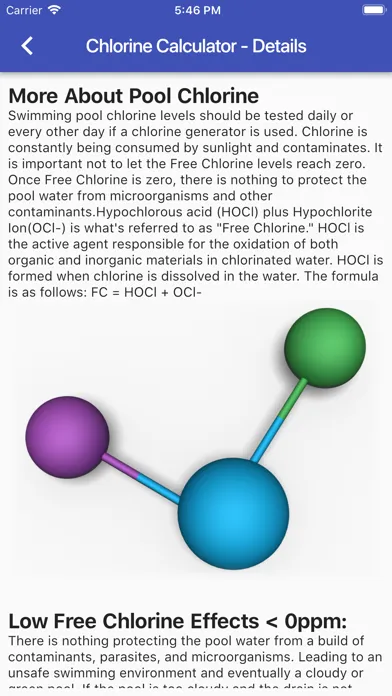 Pool Chem Calculator स्क्रीनशॉट