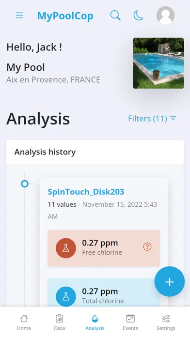 MyPoolCop سکرین شاٹس