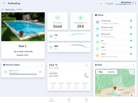 ProPoolCop iPad  Screenshots