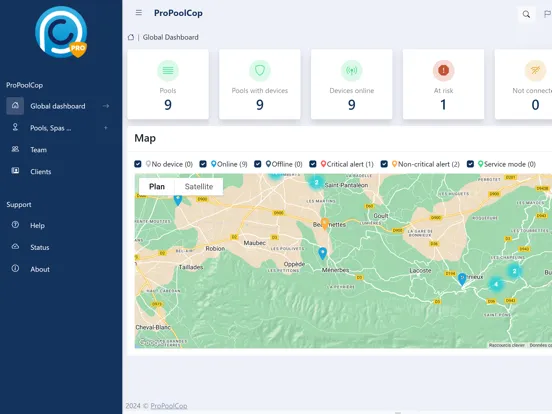 ProPoolCop iPad  Screenshots