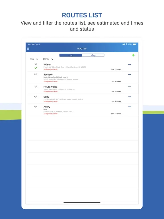 Pool Service Software iPad 应用截图