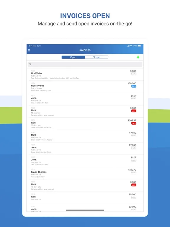 Pool Service Software iPad 应用截图