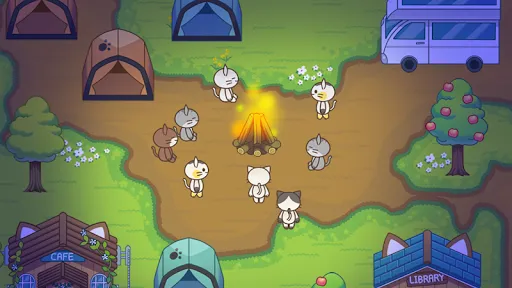Cat Forest - Healing Camp سکرین شاٹس