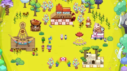 Cat Forest - Healing Camp سکرین شاٹس
