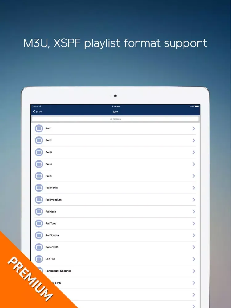 Capturas de pantalla de IPTV Pro Premium: M3U Playlist iPad 