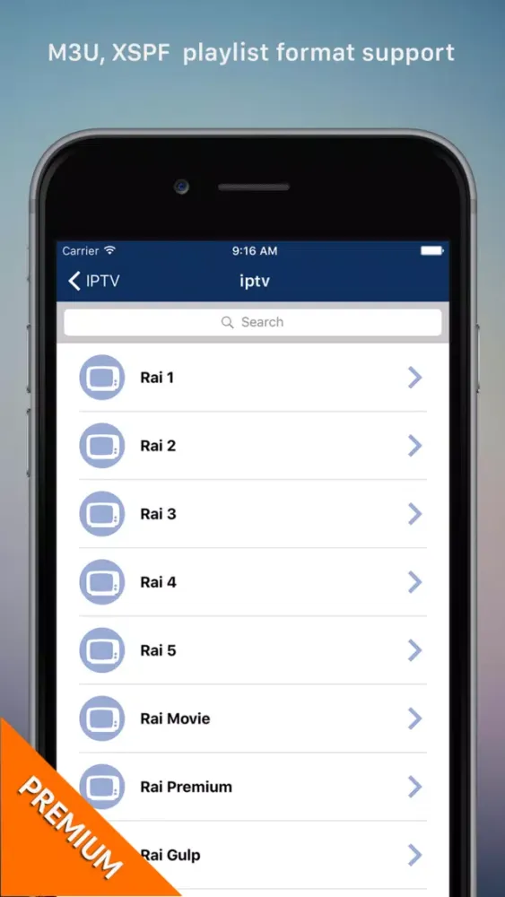 Capturas de pantalla de IPTV Pro Premium: M3U Playlist