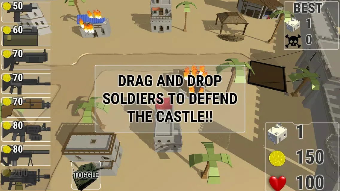 Capturas de tela do Castle Combat Defense Pro