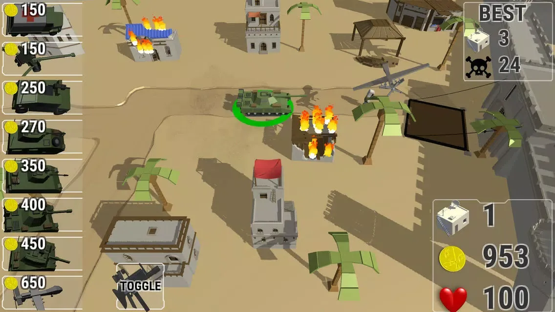 Capturas de tela do Castle Combat Defense Pro