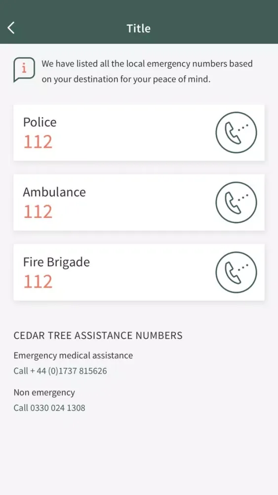 Travel Mate - Cedar Tree Screenshots