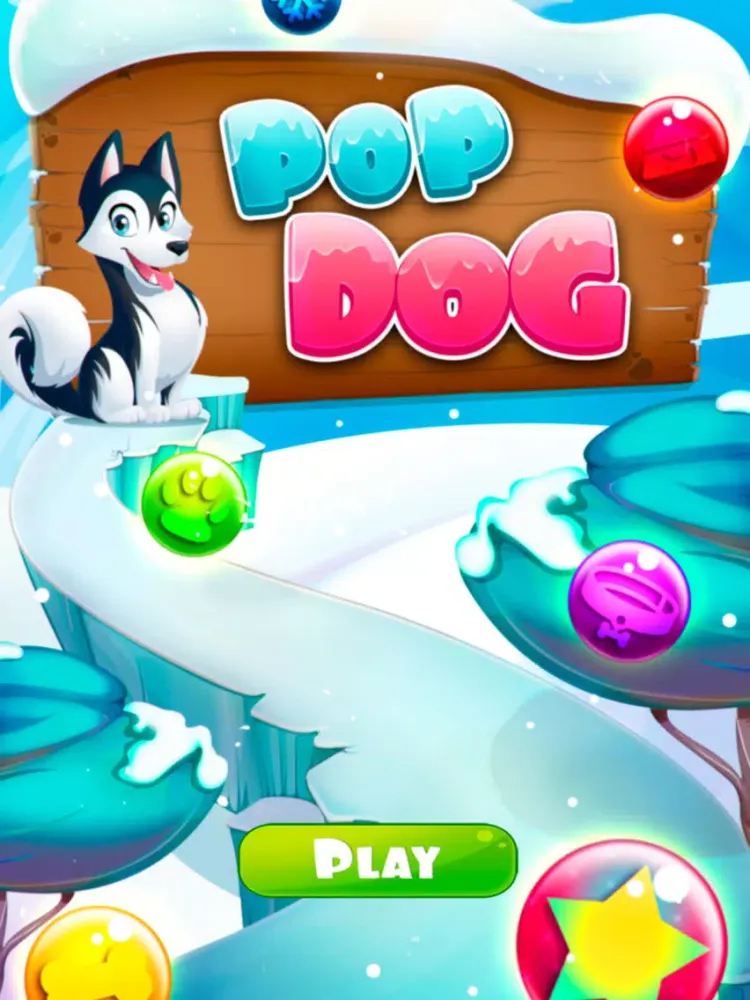 Pop Dog Bubble Shooter iPad  Ekran Görüntüleri