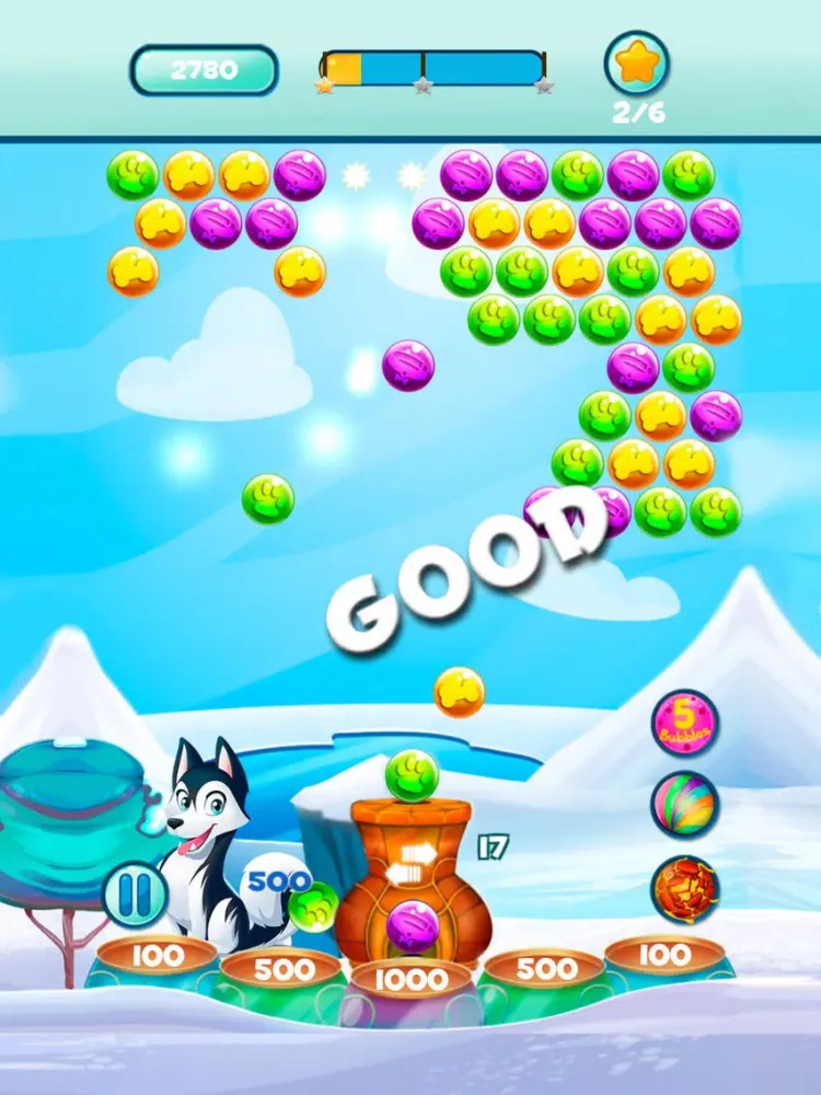 Pop Dog Bubble Shooter iPad  Ekran Görüntüleri