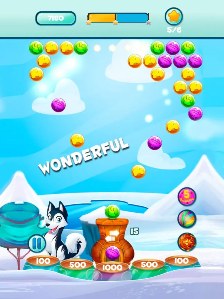 Pop Dog Bubble Shooter iPad  Ekran Görüntüleri