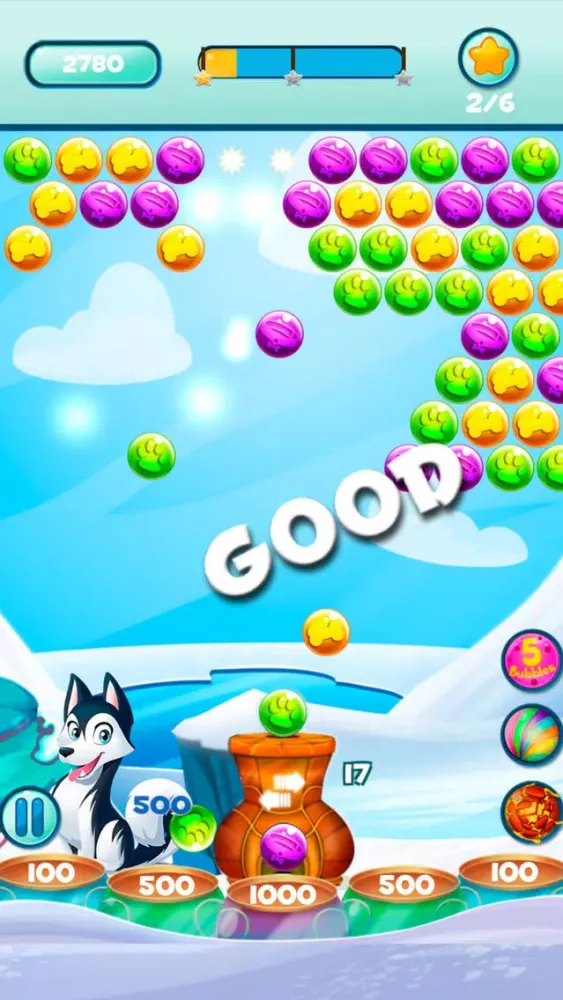 Pop Dog Bubble Shooter Ekran Görüntüleri
