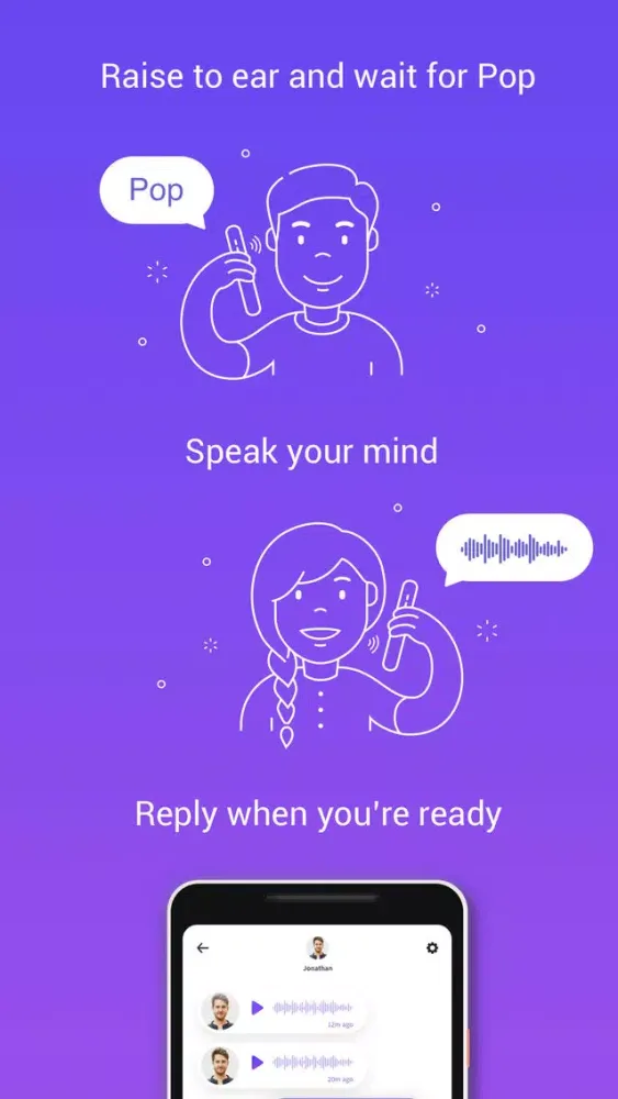 Pop - Walkie Talkie Messenger Screenshots