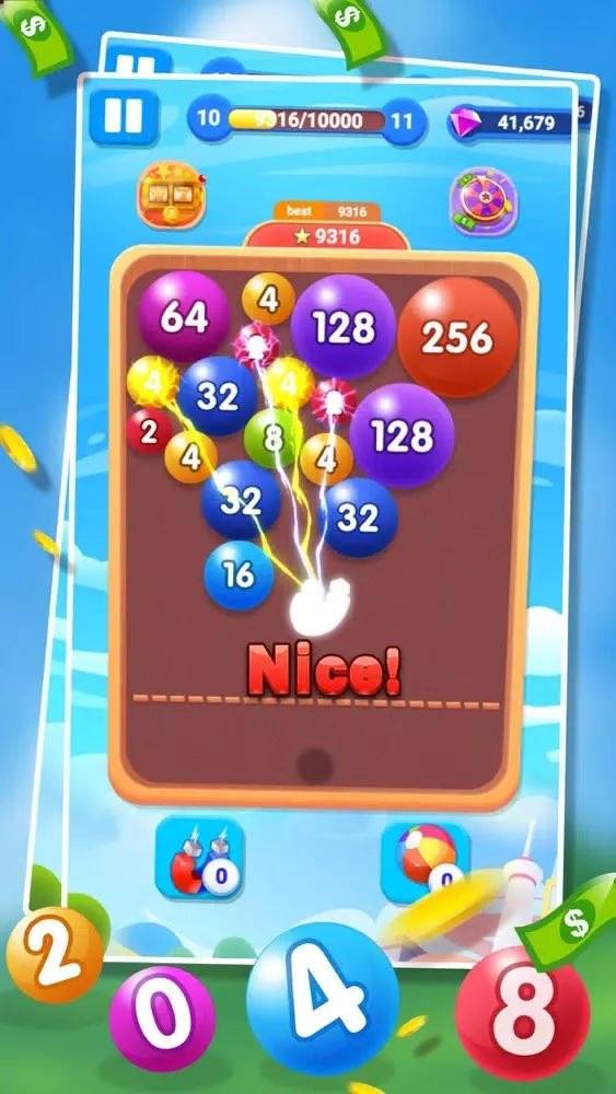 Zrzuty ekranu 2048 Pop Bubble Shooter
