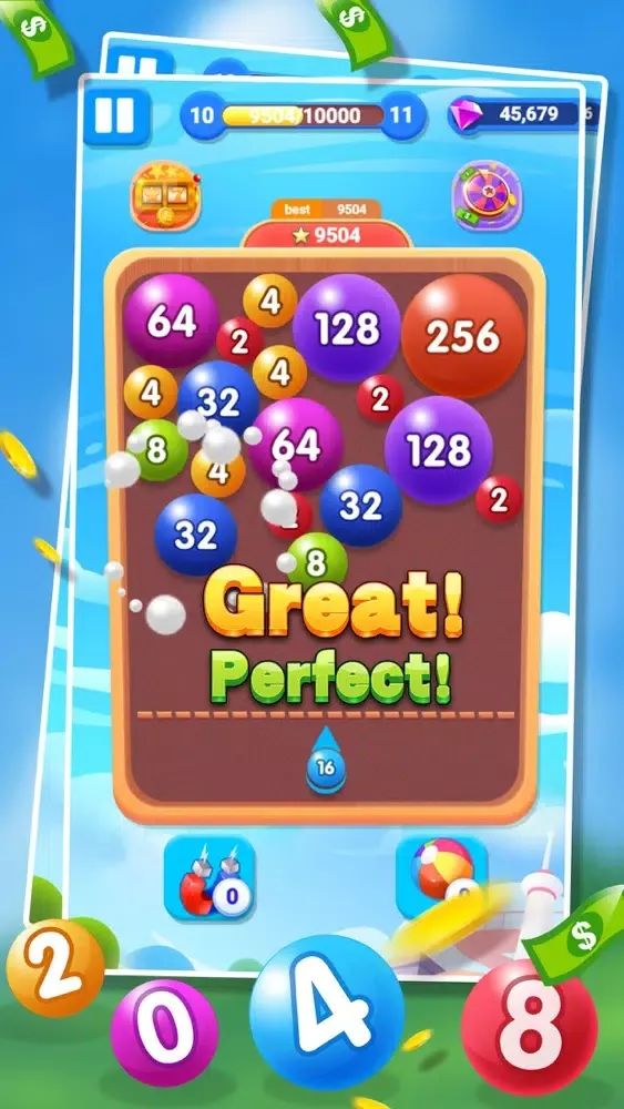 Zrzuty ekranu 2048 Pop Bubble Shooter