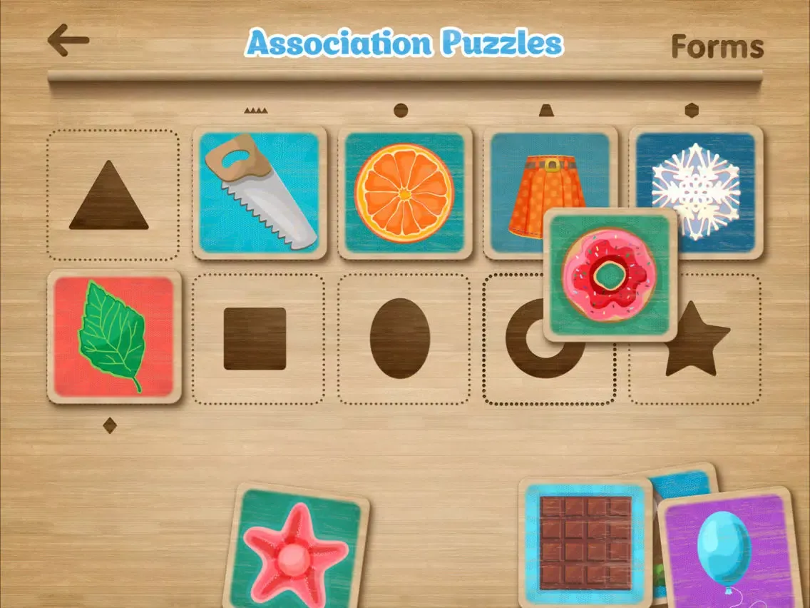 Ảnh chụp màn hình của Mini-U: Association Puzzles iPad 