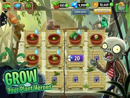 Ảnh chụp màn hình của Plants vs. Zombies™ 2 iPad 