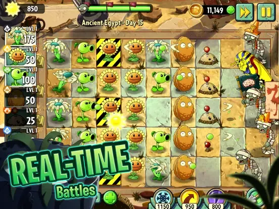 Ảnh chụp màn hình của Plants vs. Zombies™ 2 iPad 