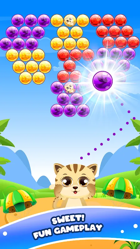 Скриншоты Pop Cat - Bubble shooter game