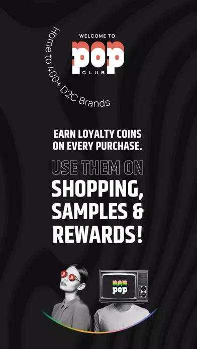 Tangkapan skrin POPclub: D2C Brands Shopping