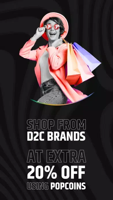 Tangkapan skrin POPclub: D2C Brands Shopping