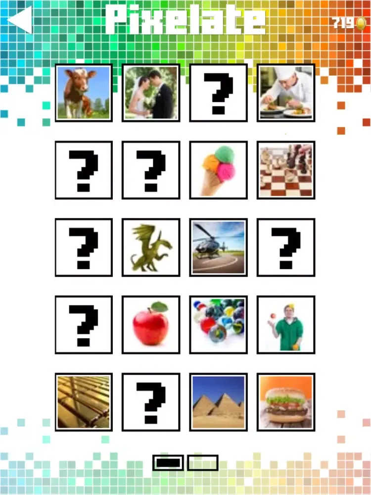 Tangkapan layar Pixelate Quiz iPad 